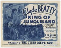 2v395 DARKEST AFRICA Chap 2 TC R49 Clyde Beatty serial, King of Jungleland, The Tiger-Men's God!