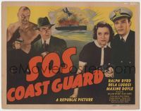 2v695 SOS COAST GUARD title card '42 Ralph Byrd & Maxine Doyle vs Bela Lugosi & Richard Alexander!