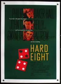 2x145 HARD EIGHT linen one-sheet '96 Gwyneth Paltrow, Paul Thomas Anderson gambling cult classic!