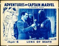 3b260 ADVENTURES OF CAPTAIN MARVEL chap 6 LC '41 cool c/u of Scorpion in costume, great border art!