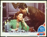 3b664 UNDERCURRENT LC #7 '46 Katharine Hepburn needs to be reassured by Robert Taylor of his love!