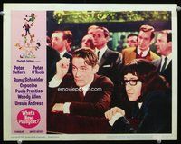 3b684 WHAT'S NEW PUSSYCAT LC #4 '65 great close up of Peter O'Toole & long-haired Peter Sellers!