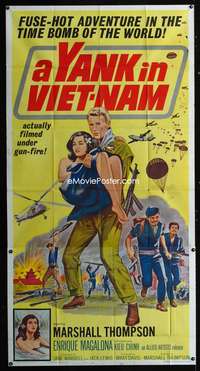 3k686 YANK IN VIET-NAM 3sh '64 fuse-hot adventure in the time bomb of the world filmed under fire!