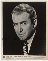 3m396 SPIRIT OF ST. LOUIS 8x10 '57 close head & shoulders portrait of James Stewart in suit & tie!