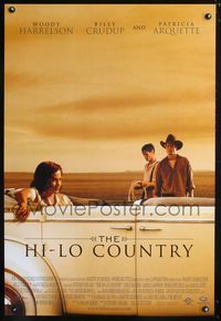 3p350 HI-LO COUNTRY one-sheet movie poster '98 Billy Crudup, Woody Harrelson, Patricia Arquette