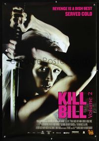 3p404 KILL BILL: VOL. 2 DS int'l 1sheet '04 cool different image of Uma Thurman, Quentin Tarantino!