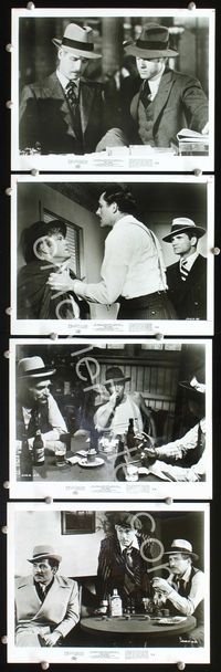 3s334 STING 4 8x10 stills '74 con men Paul Newman & Robert Redford, Robert Shaw, George Roy Hill