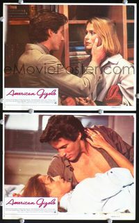 3s770 AMERICAN GIGOLO 2 8x10 mini lobby cards '80 male prostitute Richard Gere loves Lauren Hutton!