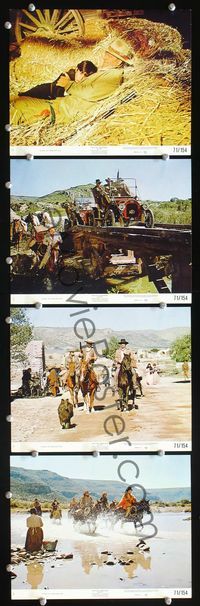 3s709 BIG JAKE 4 8x10 mini lobby cards '71 John Wayne pictured in all four, on horse & in hayloft!