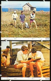 3s802 SUMMER OF '42 2 8x10 mini movie lobby cards '71 Gary Grimes, Jerry Houser, Oliver Conant