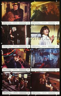 3s573 TERROR TRAIN 8 8x10 mini lobby cards '80 Jamie Lee Curtis, wacky guys in monster costumes!