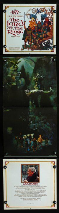 3w097 LORD OF THE RINGS 1979 CALENDAR special 12x13 '79 cool full color fantasy artwork!