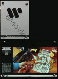 3w108 WARNER BROS. '75 campaign book '75 different art of Outlaw Josey Wales, Star Is Born, & more!