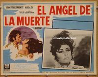 3w276 BOOM Mexican movie lobby card '68 Elizabeth Taylor, Richard Burton, Tennessee Williams