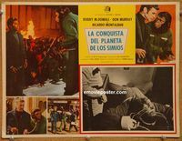 3w325 CONQUEST OF THE PLANET OF THE APES Mexican lobby card '72 the revolt of the apes, cool images!