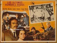 3w538 LAST HARD MEN Mexican LC '76 images of Charlton Heston, James Coburn & Barbara Hershey!