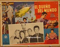 3w576 MASTER OF THE WORLD Mexican LC '61 Jules Verne, Vincent Price, cool art of flying machine!