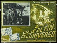 3w831 VOYAGE TO THE END OF THE UNIVERSE Mexican LC '64 Ikarie XB 1, cool outer space sci-fi art!