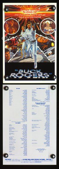 3w142 BUCK ROGERS promo brochure '79 classic sci-fi comic strip, art by Victor Gadino!