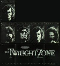 3w171 TWILIGHT ZONE promo brochure '83 portraits of directors Dante, Spielberg, Landis & Miller!