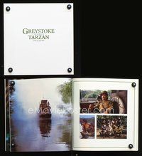 3w125 GREYSTOKE full-color program book '83 Christopher Lambert as Tarzan, Lord of the Apes!