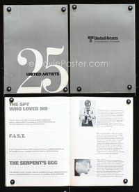 3w106 UNITED ARTISTS 25 studio yearbook '76 Raging Bull, Rocky, Apocalypse Now, Carrie, Network