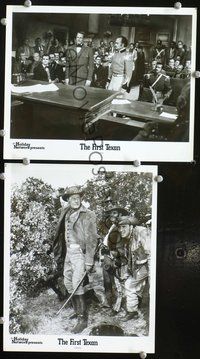 3y420 FIRST TEXAN 2 8x10 movie stills R80s Joel McCrea, Jeff Morrow & Wallace Ford!