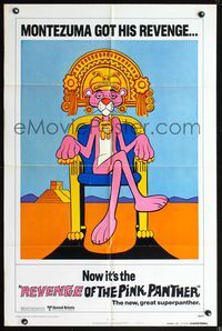 3z765 REVENGE OF THE PINK PANTHER styleB adv1sh '78 Peter Sellers, Blake Edwards, funny cartoon art!