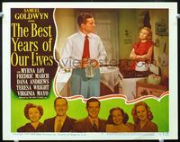 4b118 BEST YEARS OF OUR LIVES LC #7 '47 Dana Andrews learns Virginia Mayo isn't a happy housewife!