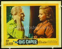 4b128 BIG CAPER movie lobby card #6 '57 close-up of beautiful Mary Costa!