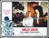 4b140 BILLY JACK movie lobby card #1 '71 cool image of Tom Laughlin!