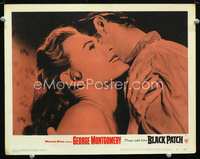 4b145 BLACK PATCH movie lobby card #1 '57 close-up of pretty Diane Brewster!