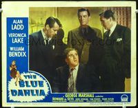 4b159 BLUE DAHLIA LC #3 '46 tough Alan Ladd & Hugh Beaumont interrogate scared William Bendix!