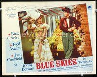 4b162 BLUE SKIES lobby card #8 '46 Bing Crosby w/sexy Olga San Juan in wild outfit!