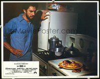 4b190 BUG movie lobby card #3 '75 Bradford Dillman, gross image of cockroach in food!