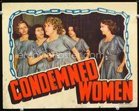 4b256 CONDEMNED WOMEN LC '38 female prisoner in jail w/gun, women in prison!