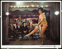 4b262 STRANGER IN THE HOUSE movie lobby card #7 '68 wild image of sexy stripper putting on a show!