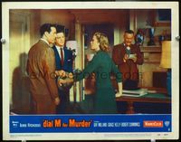 4b292 DIAL M FOR MURDER LC #5 '54 Hitchcock, Grace Kelly, Ray Milland, Bob Cummings, John Williams