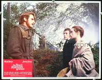 4b398 FRENCH LIEUTENANT'S WOMAN movie lobby card #7 '81 cool image of Jeremy Irons!