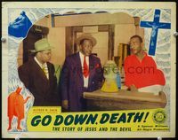 4b421 GO DOWN DEATH LC '44 Spencer Williams directs this African American tale of Jesus & the Devil