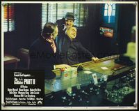 4b424 GODFATHER PART II LC #2 '74 killer Danny Aiello tries to garrote Michael V. Gazzo in bar!