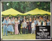 4b427 GODFATHER PART II LC #5 '74 Al Pacino, Diane Keaton & entire family in wedding portrait!