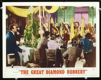 4b440 GREAT DIAMOND ROBBERY movie lobby card #6 '53 great image of Red Skelton, sexy dancing girls!