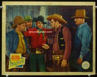 4b493 HIT THE SADDLE LC '37 image of 3 Mesquiteers, Robert Livingston, Ray Corrigan, Max Terhune!