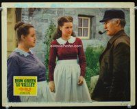 4b498 HOW GREEN WAS MY VALLEY lobby card '41 Maureen O'Hara, Donald Crisp, directed by John Ford