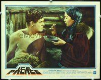 4b516 ICE PALACE movie lobby card #6 '60 Robert Ryan being nursed back to health!