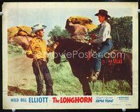 4b600 LONGHORN movie lobby card '51 great image of William 