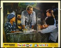 4b651 NO DEPOSIT NO RETURN LC '76 Disney, Don Knotts & Darren McGavin at table with two kids!