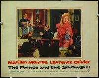 4b684 PRINCE & THE SHOWGIRL LC #5 '57 sexy Marilyn Monroe pours refreshment for Laurence Olivier!