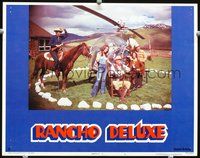 4b697 RANCHO DELUXE LC #3 '75 wild group image of Jeff Bridges, Sam Waterston, Elizabeth Ashley!